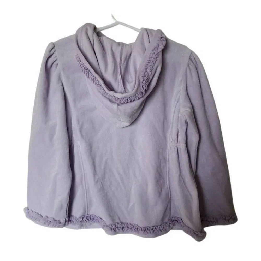 Gymboree Hoodie 5T Girls NWT Velour Tulle Ruffle‎ Dance Team Puple Lavender